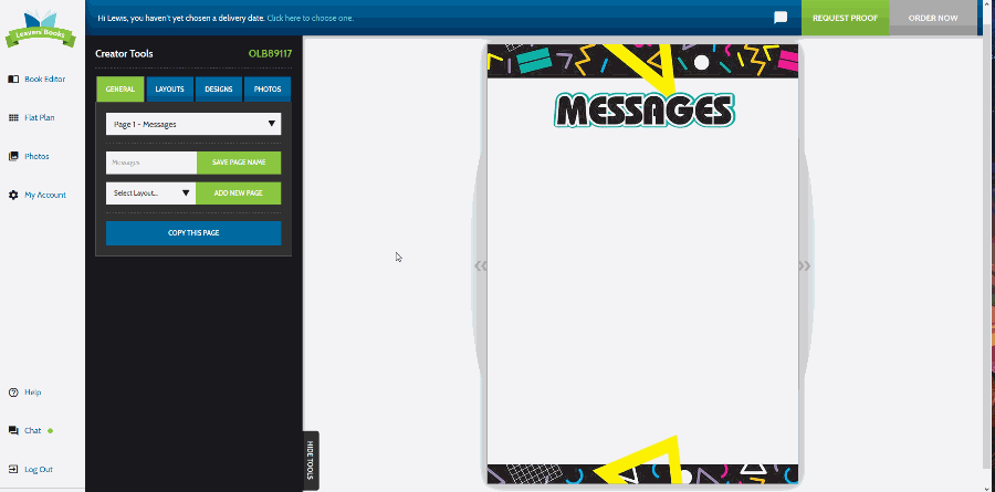 How to change a page type in your yearbook 