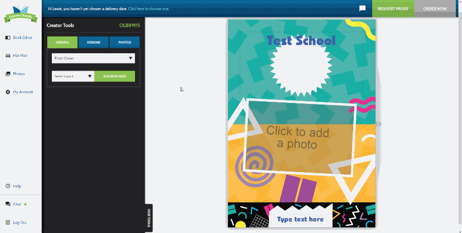 Adding montage pages using your yearbooks flat plan