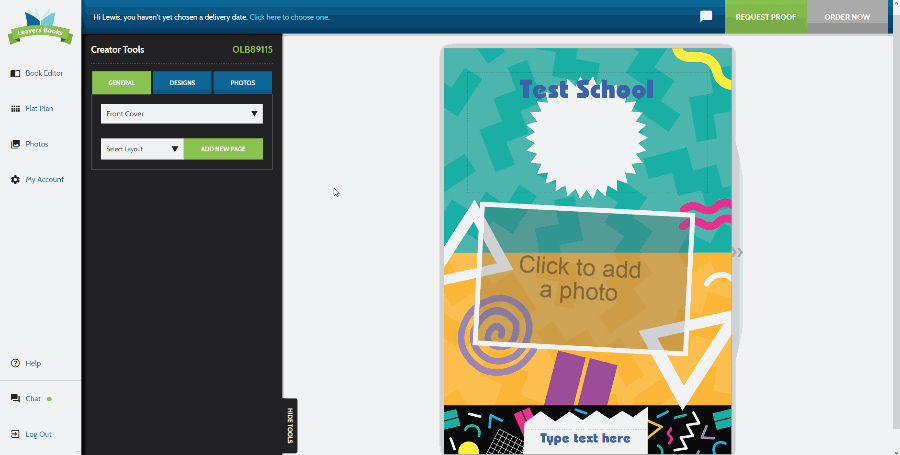 Adding teacher profiles to your yearbook via the book editor