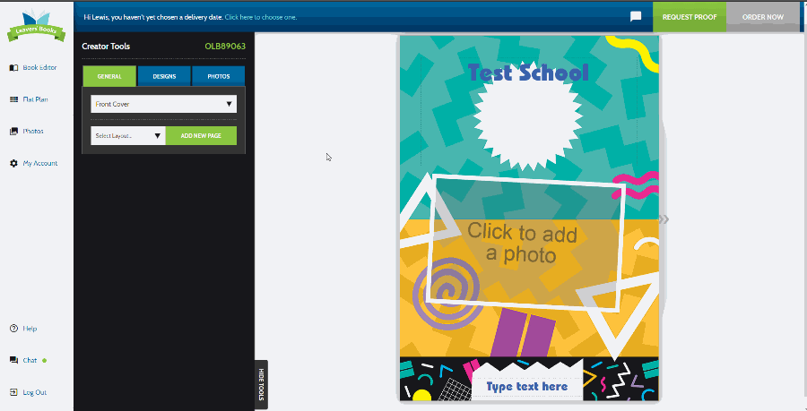 Importing pupil yearbook pages through our flatplan