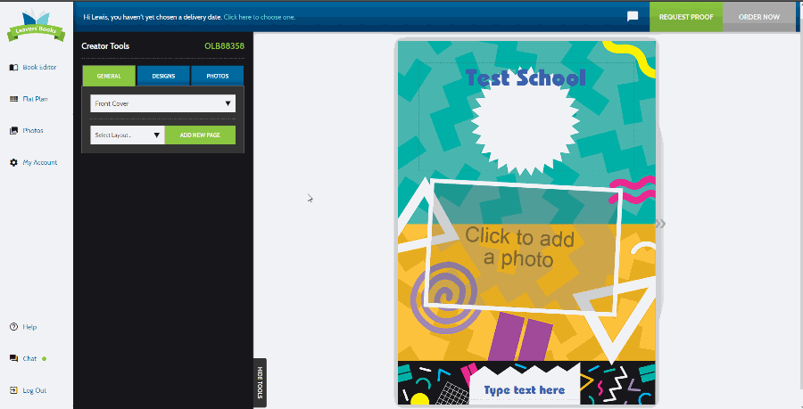 Adding intro pages to your yearbook