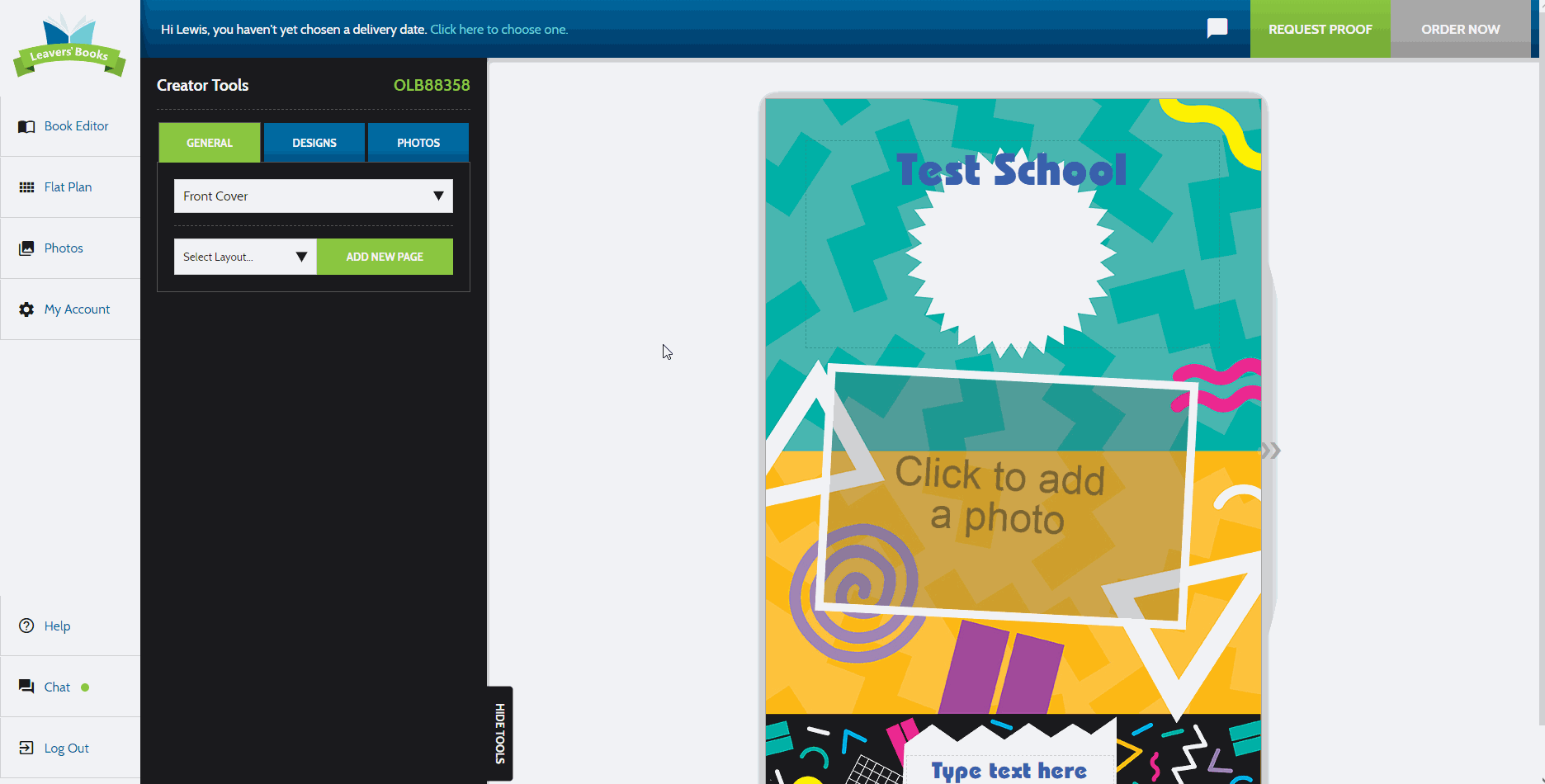 Uploading photos for your yearbook 