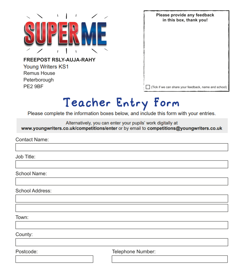 Teacher Entry Form Thumbnail