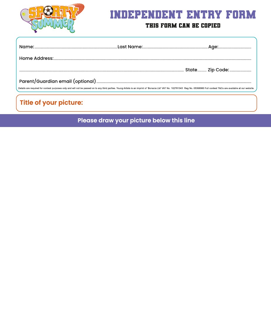 Independent Entry Form Independent Entry Form Thumbnail