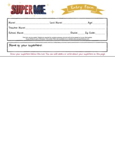 Student Entry Form Thumbnail