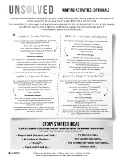 Writing Activities Thumbnail