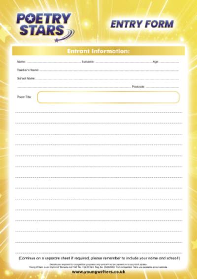 Pupil Entry Form Thumbnail