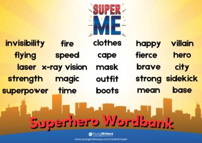 Superhero Wordbank Thumbnail
