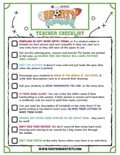 Teacher Checklist Thumbnail