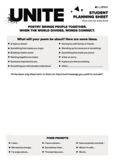 Student Entry Form/Planning Sheet