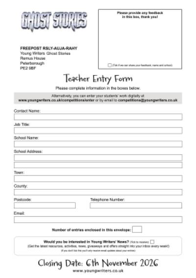 Teacher Entry Form Thumbnail