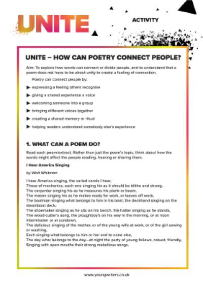 Unite Poetry Activity Thumbnail