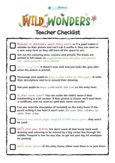 Teacher Checklist Thumbnail
