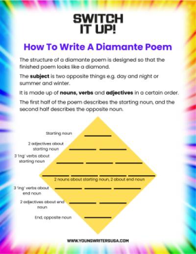 How To Write A Diamante Poem How To Write A Diamante Poem Thumbnail